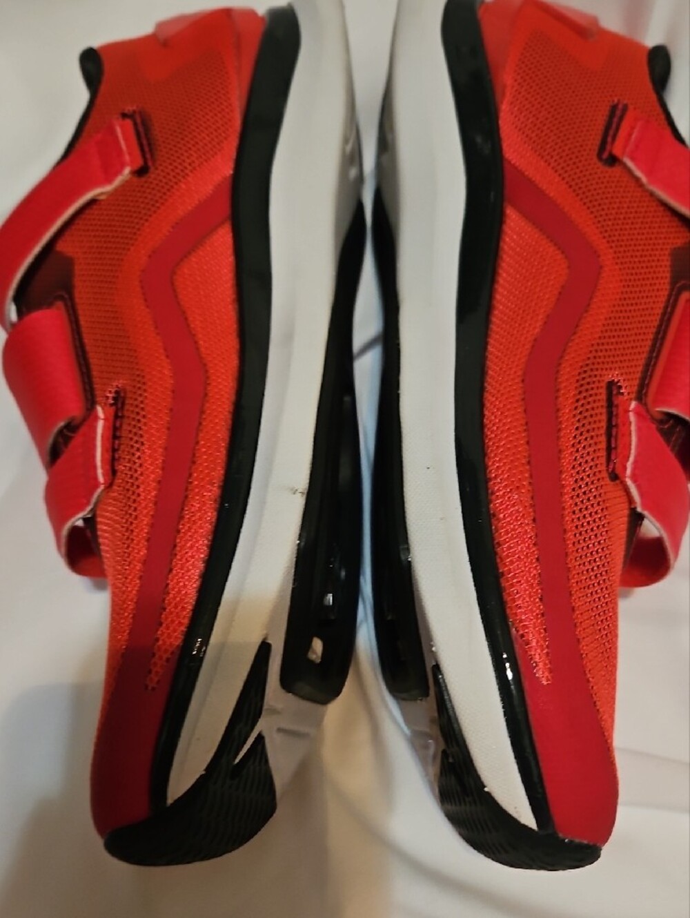 New Balance Women's Triple-Strap Indoor Cycle Spin Shoes Red/Black Size 8.5 - Picture 9 of 14